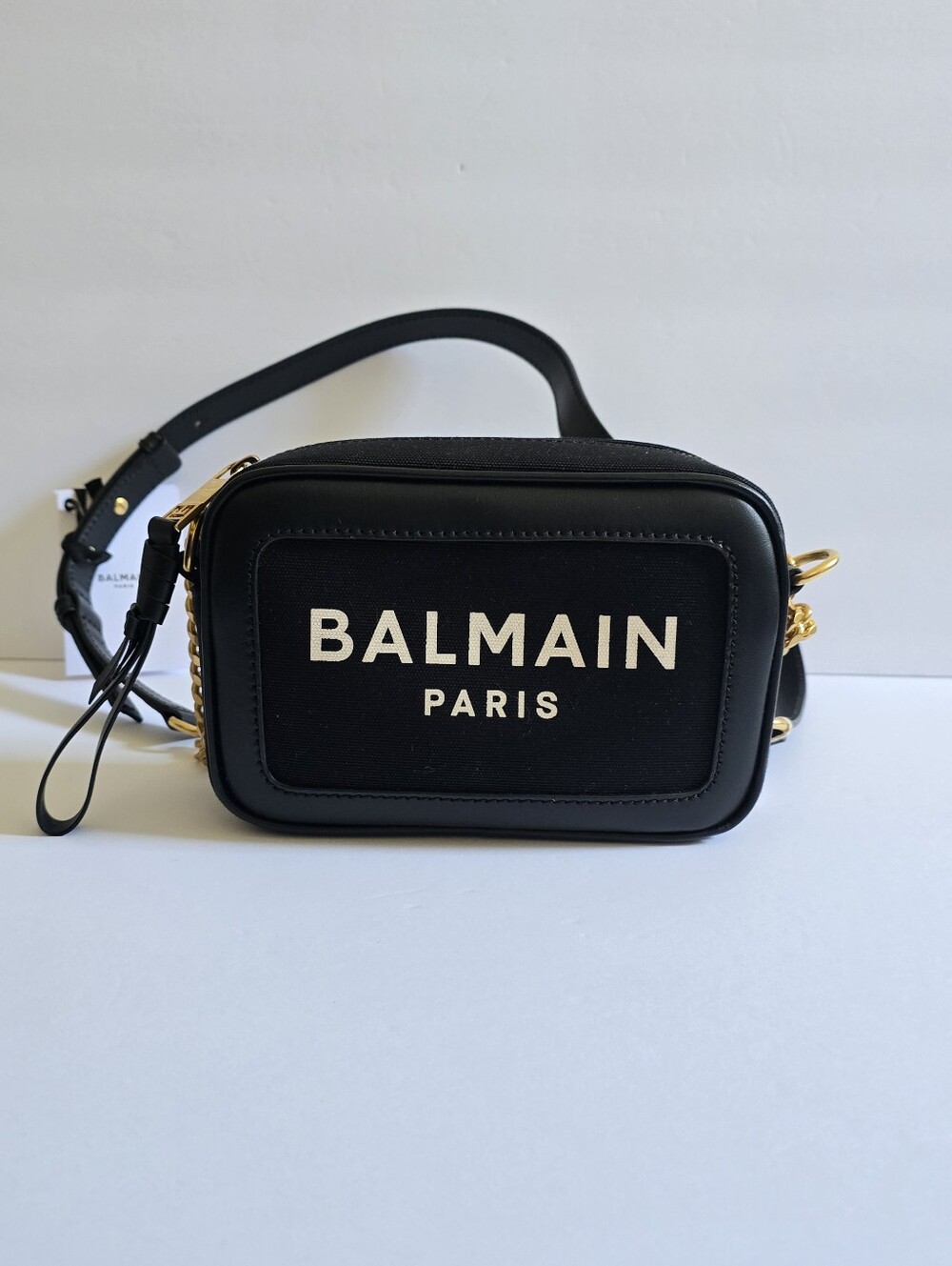 Balmain B-Army Small Camera Bag Black - Picture 3 of 11